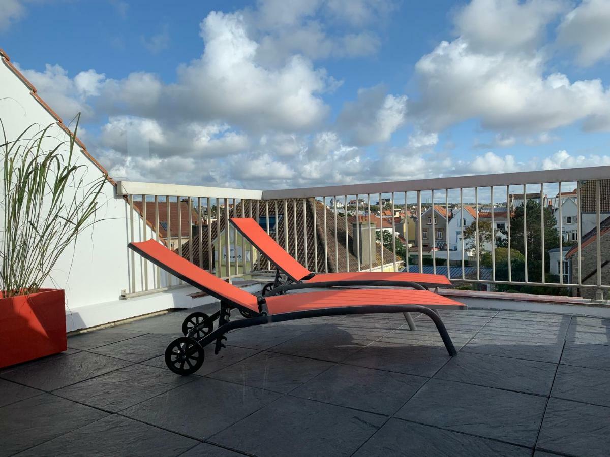 Апартаменты La Terrasse Vue Mer Du 42 Ferber, Plein Sud Wifi Вимере Экстерьер фото